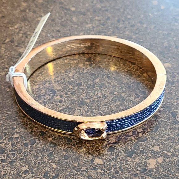 Coach Hinge Bangle Bracelet F76634 NEW - Picture 1 of 1